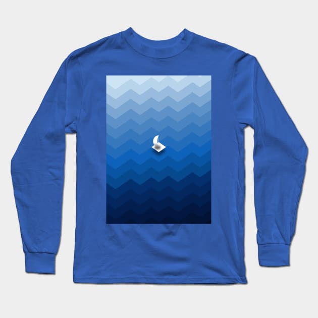 Lone drifter Long Sleeve T-Shirt by Delfis